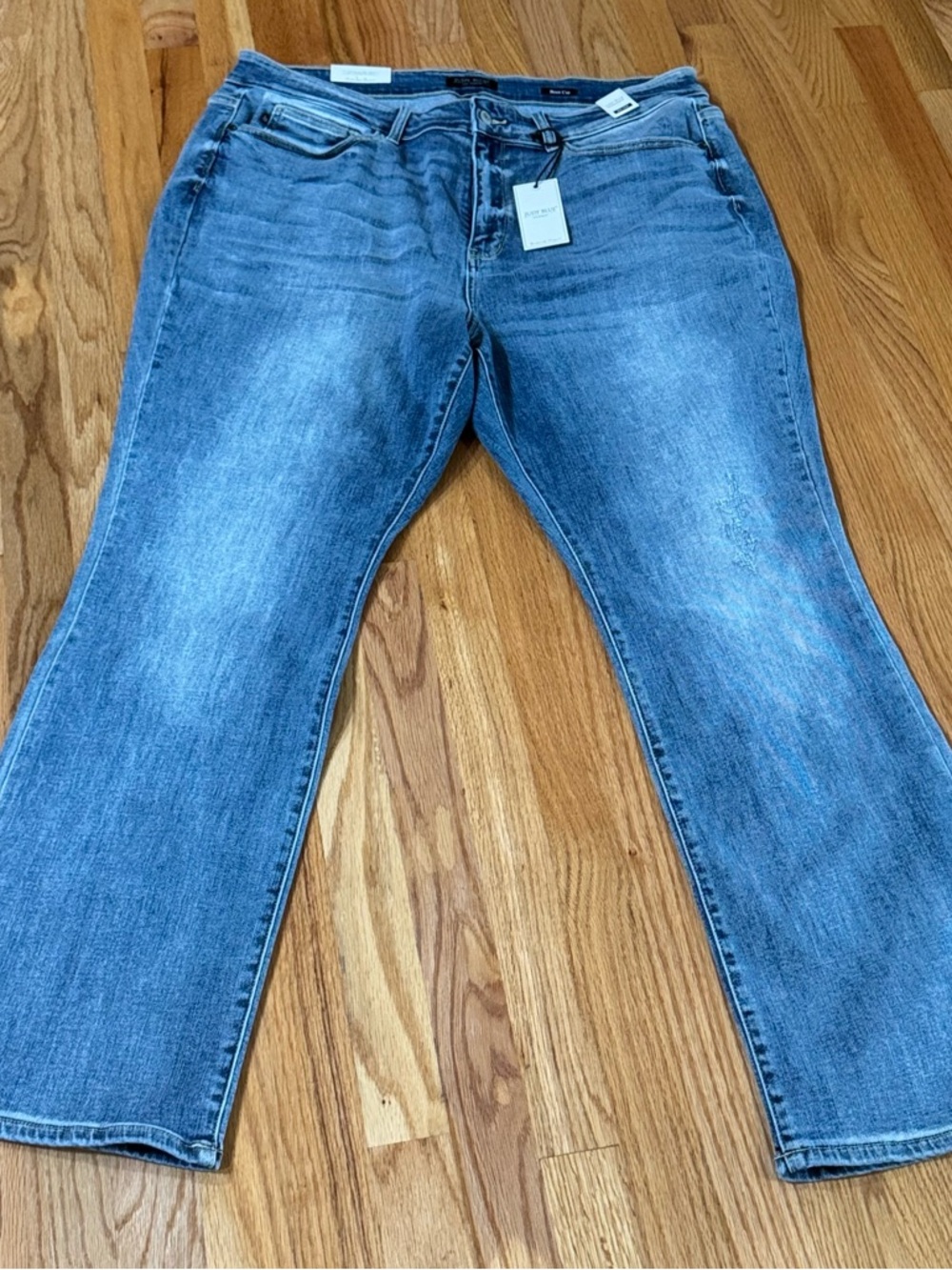 Judy Blue Bootcut Jeans 22W Mid Rise Stretch Plus Size Light Wash